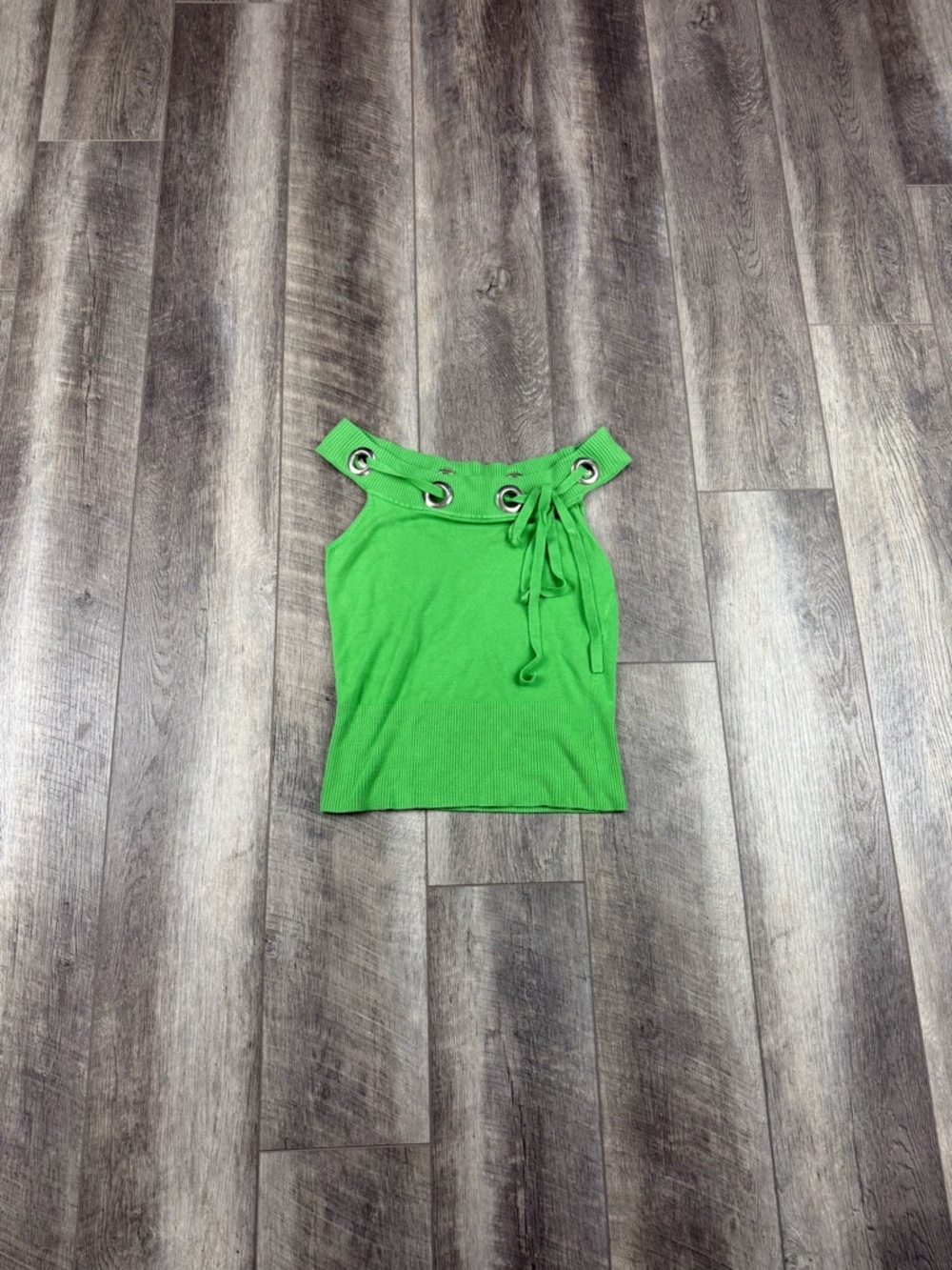 Takeout Y2K Green Top